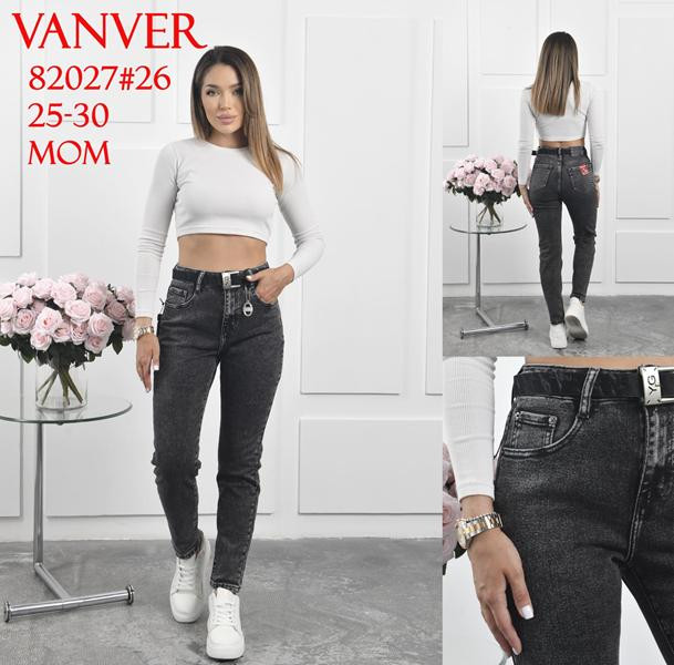 Джинсы Vanver 82027 d.grey