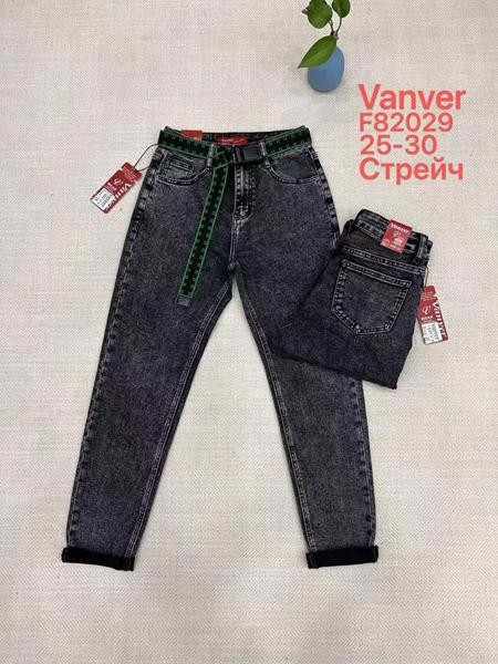 Джинсы Vanver F82029 d.grey