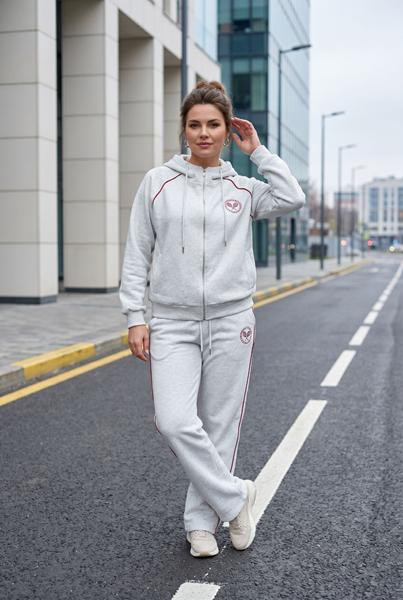 Кофты спорт Kosta 3228 l.grey