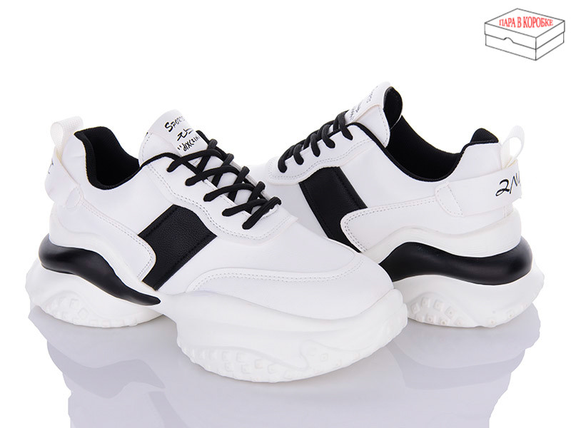 Кроссовки Ailaifa 8110 white-black