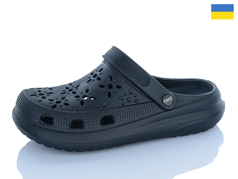 Кроксы Krok 124 чорний
