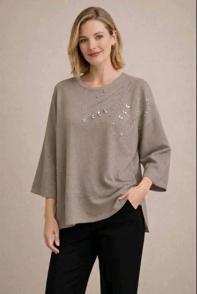 Свитшоты Julia JL1301 d.grey