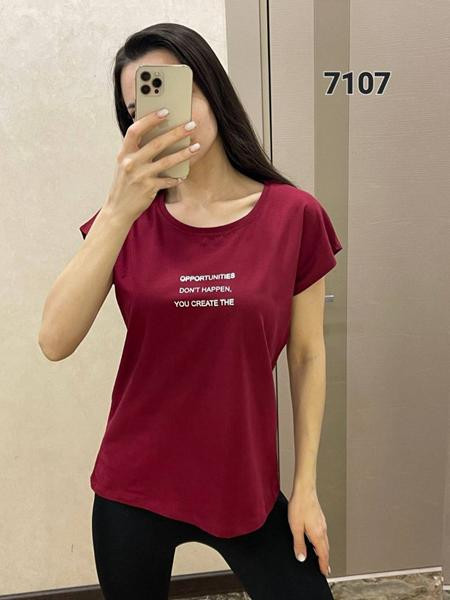 Футболки FSN 7107 wine