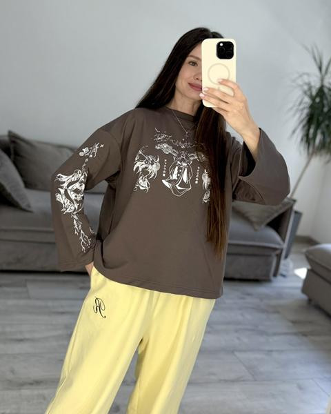 Свитшоты S.Style 94-1 brown