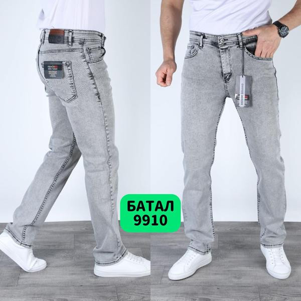 Джинсы God Baron 9910 l.grey