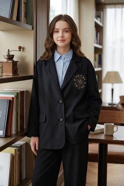 Пиджаки Delfinka 2602 black