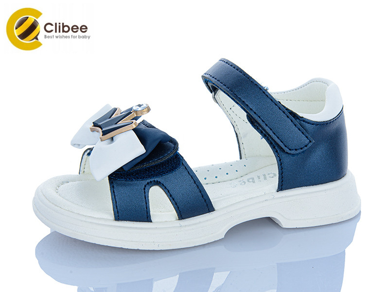 Босоножки Clibee AB334 d.blue-white