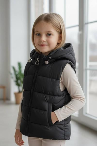 Жилетки Delfinka W27 black