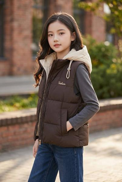 Жилетки Delfinka W30 brown