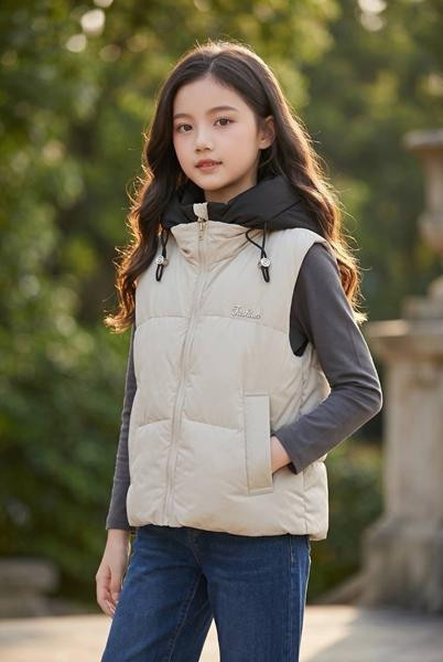 Жилетки Delfinka W30 l.beige