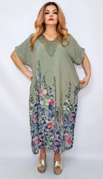 Платья Romeo life RL1264 khaki