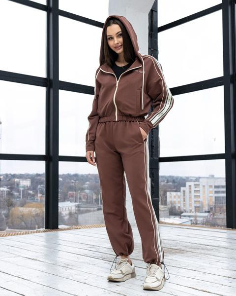 Костюмы спорт AZNA Д124 brown