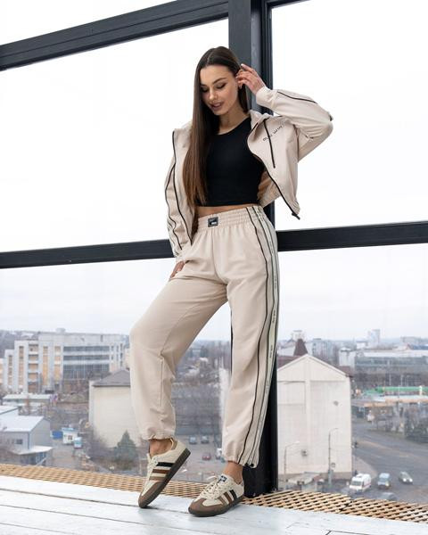 Костюмы спорт AZNA Д124 beige