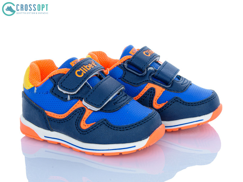 Кроссовки Clibee F655 d.blue-orange
