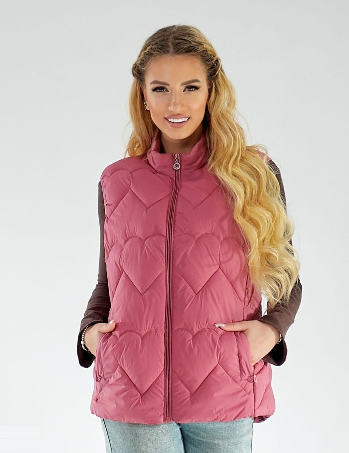 Жилетки Obuv OK2 bn (99624) pink