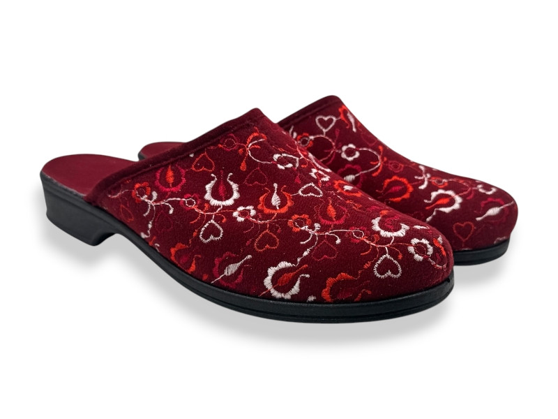 тапочки Floare 56425401 бордовий