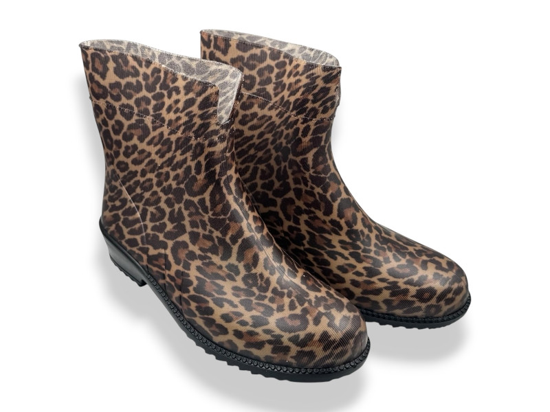 Сапоги Litma Леопард коричневий
