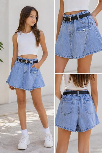Юбка-шорты Fili kids FK1952 l.blue