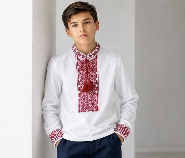 Вышиванки Fili kids FK1963 white