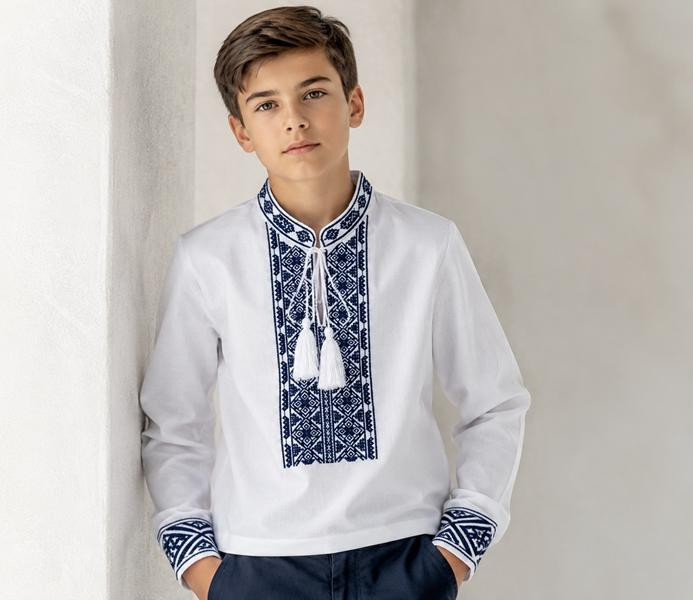 Вышиванки Fili kids FK1964 white