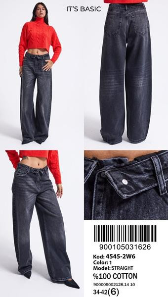 Джинсы Jeans Style 4545-2W6-1 d.grey