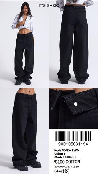 Джинсы Jeans Style 4544-1W6-1 black