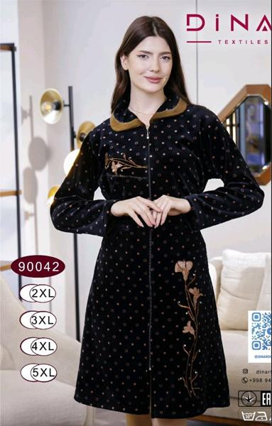 Халаты Samo 90042 black