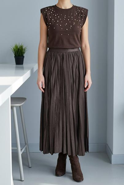 Юбка-шорты Kosta 9902 brown