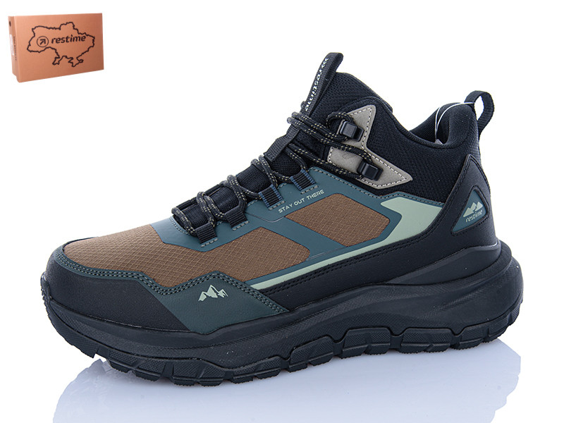 Кроссовки Restime QMZ26850 khaki