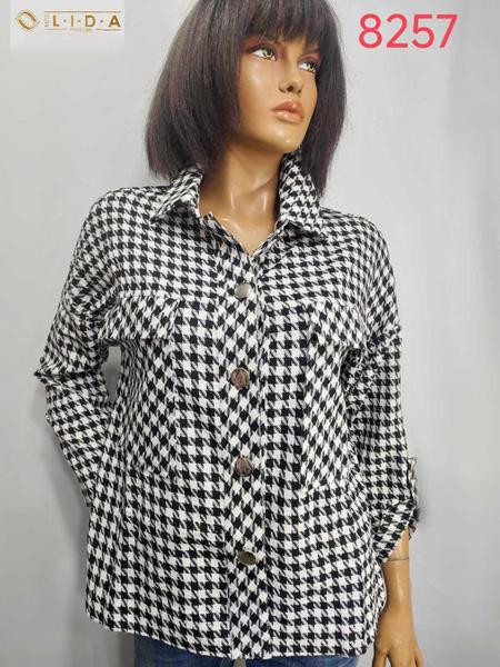 Рубашки LIDA 8257 white-black