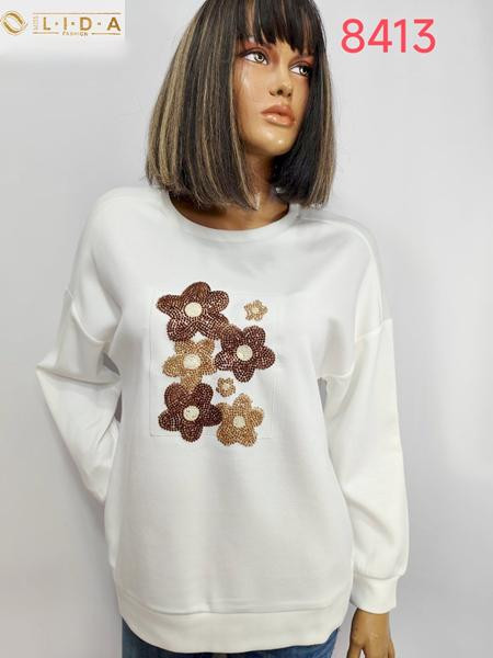 Свитшоты LIDA 8413 white