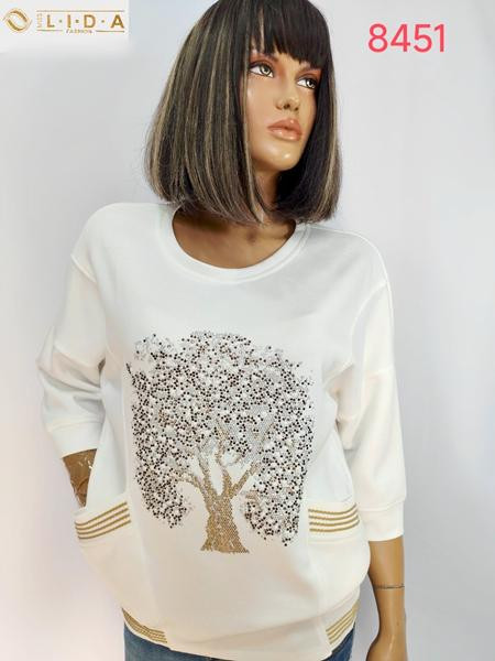 Свитшоты LIDA 8451 milk