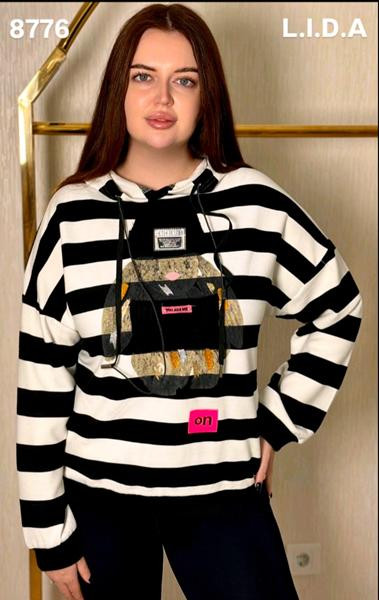 Батники LIDA 8776 white-black