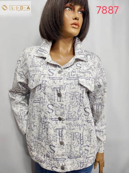 Рубашки LIDA 7887 white-grey