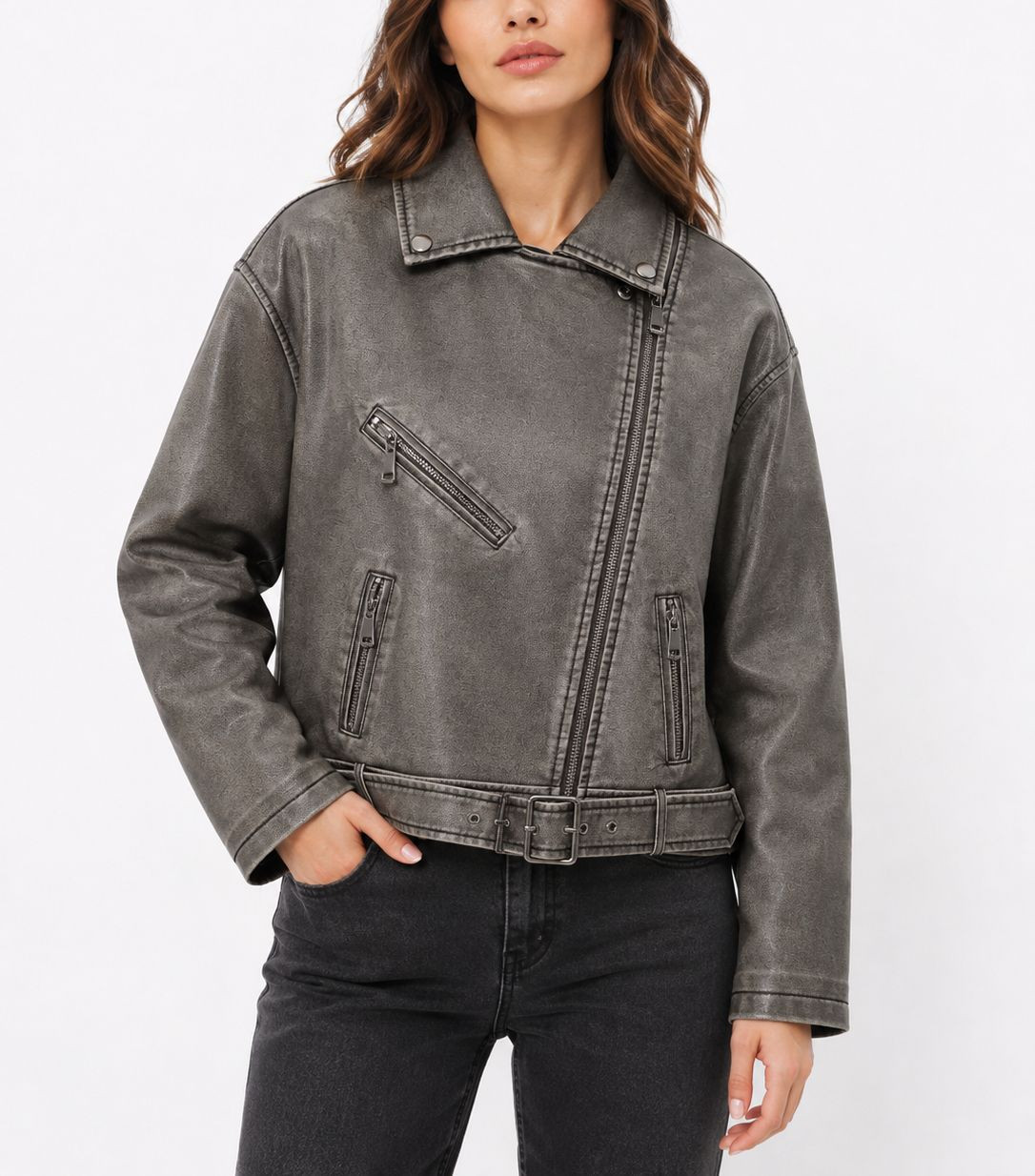 Куртки Obuv OK2 663 grey