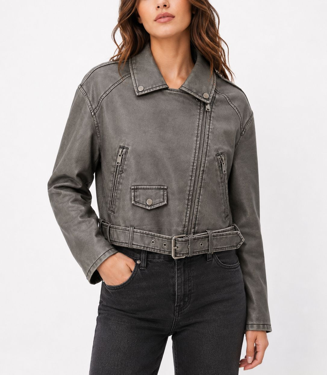 Куртки Obuv OK2 664 grey