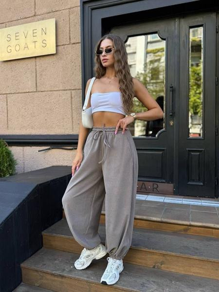 Штаны спорт Arina 1655 l.grey
