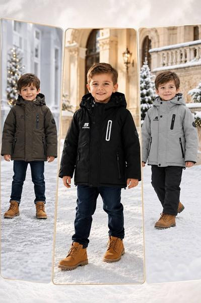 Куртки Delfinka 26336 grey