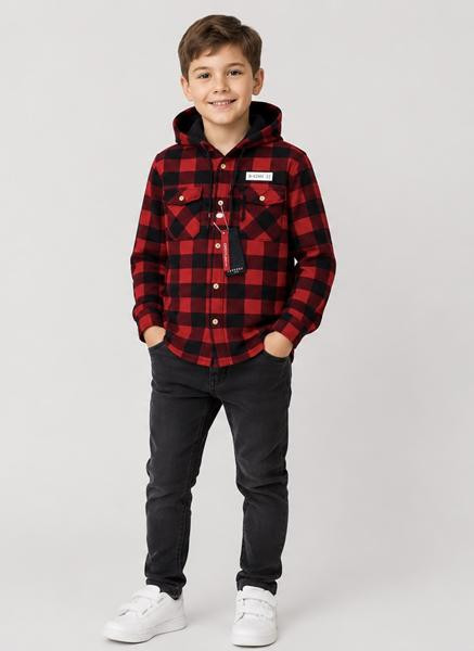 Рубашки MirWear kids MK237 red