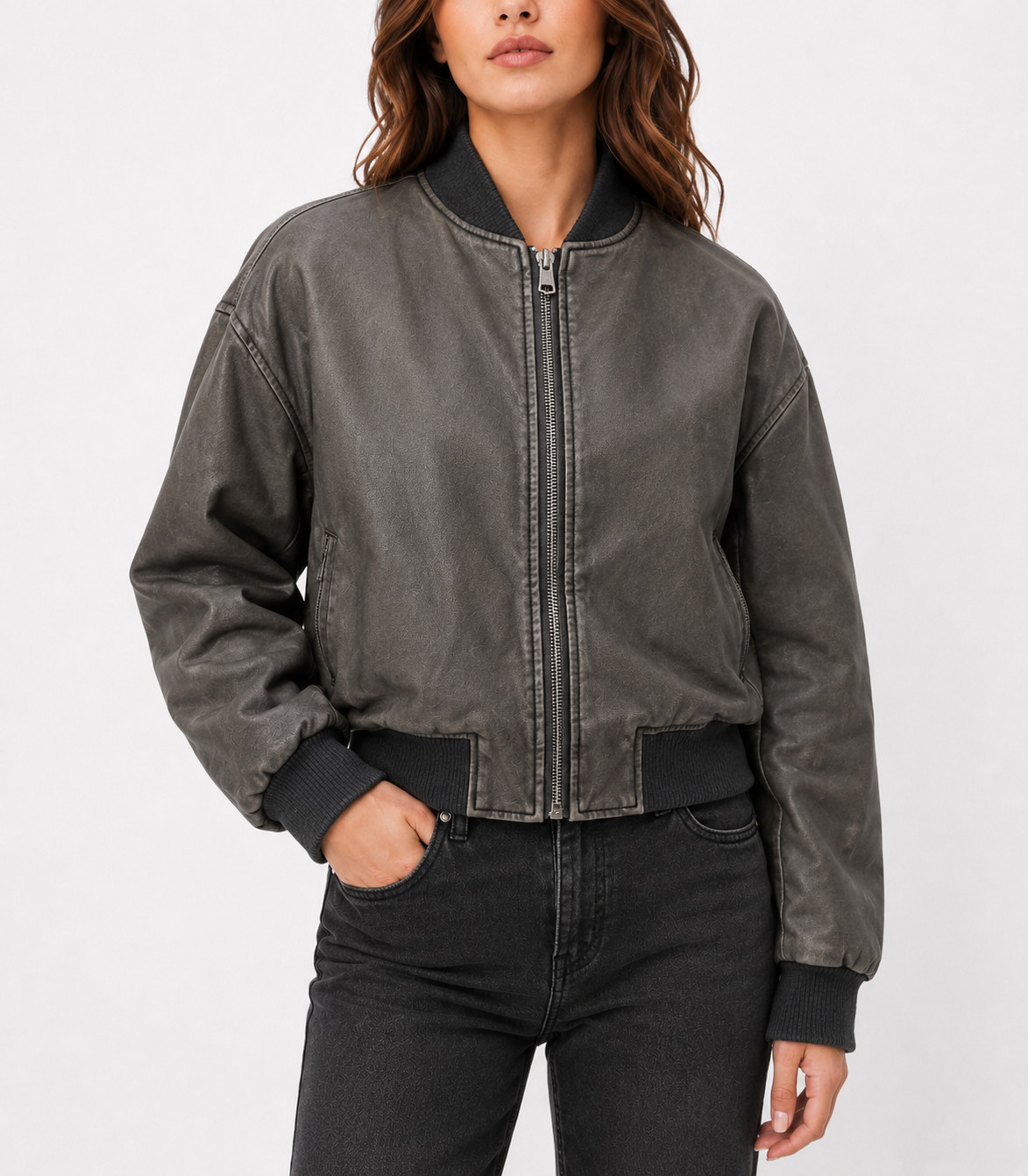 Куртки Obuv OK2 665 grey