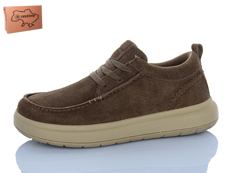 Туфли Restime AMO26817 brown