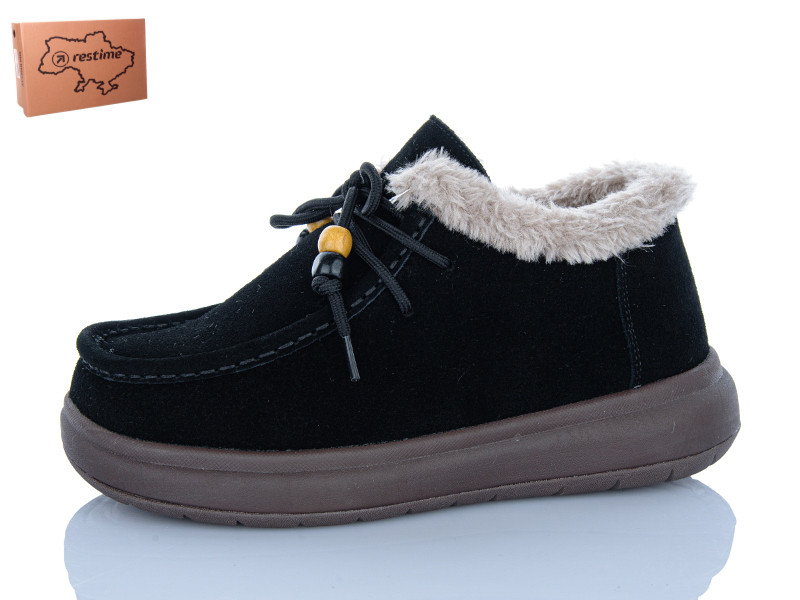 Туфли Restime AWZ26807 black