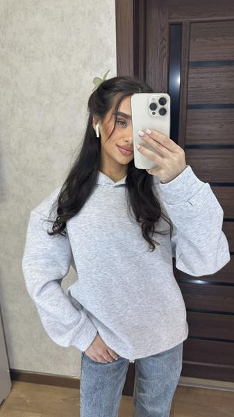 Худи Valentina 2 l.grey