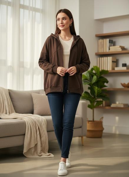 Кофты спорт Katty 0738 brown