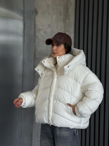 Пуховик Trend 2474 milk