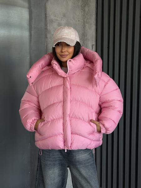 Пуховик Trend 2474 pink
