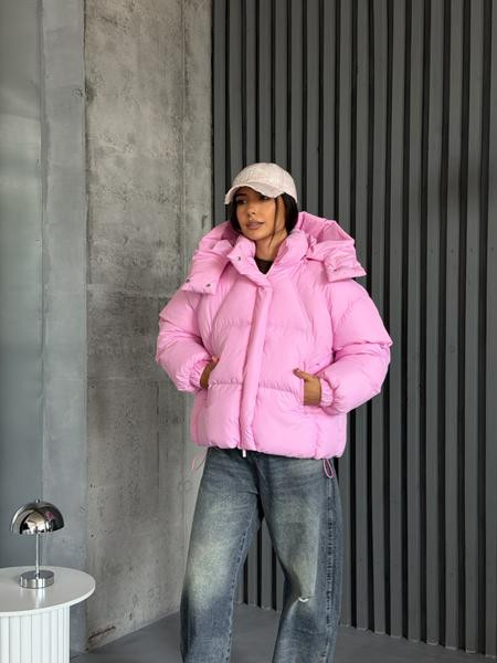 Пуховик Trend 25135 pink