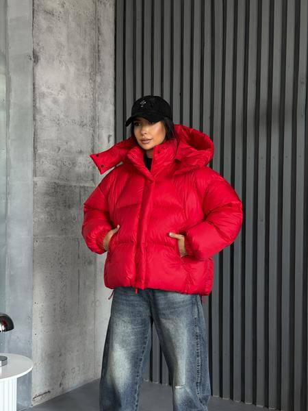 Пуховик Trend 25135 red