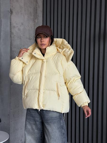Пуховик Trend 25135 yellow