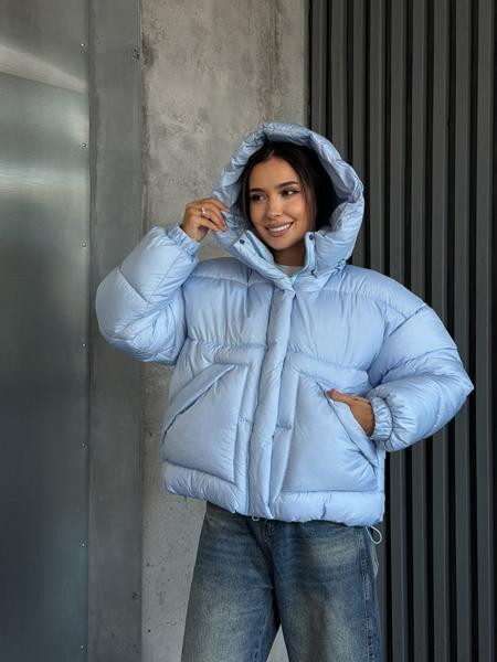 Пуховик Trend 2569 l.blue